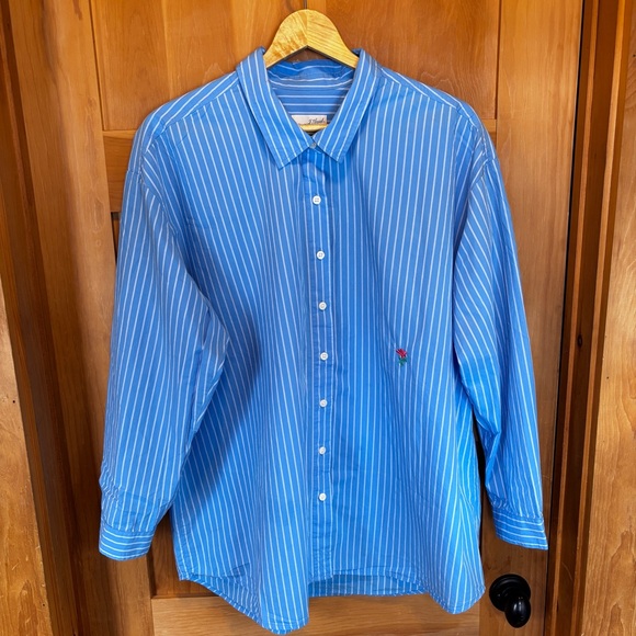 Universal Thread Blue Striped Matching Set - Picture 2 of 11